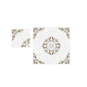 Azulejos cerámicos de suelo antideslizante para baño de porcelana de Color rojo ligero 40x40cm - Product Image 3