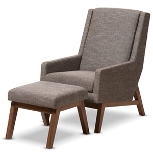 Chaises scandinaves capitonnées durables de style mid-century pour le salon et la chambre à coucher - Product Image 2