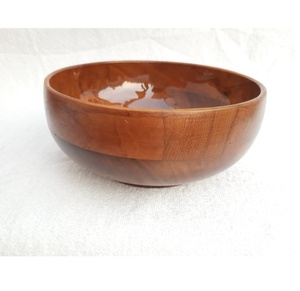 ที่มีคุณภาพสูงที่ทำด้วยมือโบราณไม้ชามขนาดเล็ก100% ตรวจสอบคุณภาพขัดชามชามร้อนขายสำหรับบ้านโรงแรมและร้านอาหาร - Product Image 1