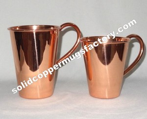 Taza de Cerveza de Cobre Sólido de Diseño Moderno, Elegante y de Lujo, Accesorio Premium para Bares, Fiestas y Bodas - Product Image 4