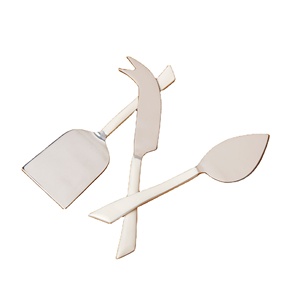 Elegant Cheese Knife Set Sleek Stainless Steel Design Perfect for Serving Soft and Hard Cheeses - Product Image 1