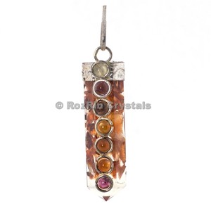 Proveedor de Colgantes de Ágata Grabados con Forma de Lápiz, Estilo Carnelian Chakra - Coleccionables de Arte en Piedra Tallada (Estilo Imitación Antigua) - Product Image 1
