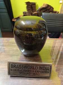 ทองเหลืองนกกลับบ้านนกสีฟ้าสลักโกศศพอุปกรณ์ Brassworld อินเดีย - Product Image 5