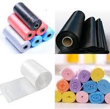 Bolsas de basura con fuelle lateral colorido en rollos Bolsa en rollos - Product Image 3