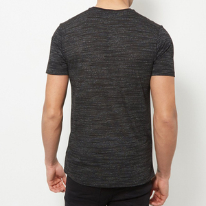 Camiseta recortada de gran tamaño de nuevo diseño 2025, camisetas lavadas minerales con serigrafía personalizada - Product Image 2