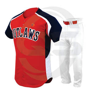 Conjunto de camisetas de béisbol para jóvenes al por mayor, ropa deportiva transpirable con camiseta y uniforme - Product Image 4