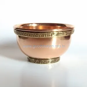 Высокое качество 3 "медь предлагая чаша с емкостью для латунная Эмблема для алтарь и ритуалов использовать для Будда с низким минимальным объемом заказа и по оптовой цене