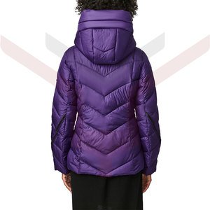 Chaqueta de plumón grueso y cálido para mujer, Chaqueta larga sin capucha, de plumón de pato blanco, brillante, de alta calidad, para invierno - Product Image 5