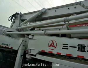 Camión bomba de segunda mano usado, camión bomba SANY de 42m, modelo SY5380THB 42, en venta en Shanghái - Product Image 6