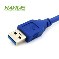 Kabel Ekstensi USB 3.0 Tipe A Male Female 9-Pin Transfer Data Kecepatan Tinggi Adaptor Pengisian Daya Selubung PVC