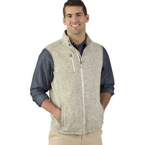 Créateurs de mode Sublimation blanc décontracté mélange de Polyester hommes doux polaire gilet polaire gilet pour hommes avec impression personnalisée Logo étiquettes - Product Image 6