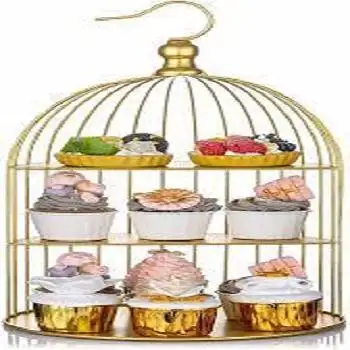 UNIQUE CUPCAKE HOLDER FANCY GALVANIZED CUPCAKE CAGE HOLDER WEDDING DECORATIVE CAKE STAND COST EFFECTIVE CAKE CAGE HOLDER