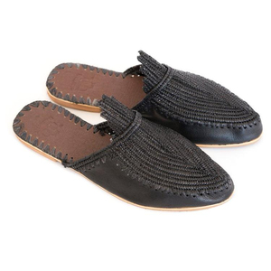 Sandalias de Rafia Marroquíes Hechas a Mano, Felicidad Hecha a Mano - Product Image 1