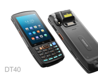 Terminal de données mobile robuste pour entreprise DT40, lecteur de codes-barres Android, processeur octa-core, étanche IP67, GPS, double SIM