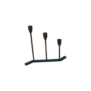 Candelabro de Metal de diseño para sala de estar, soporte de vela de vajilla con acabado pintado, para interior del hogar - Product Image 3