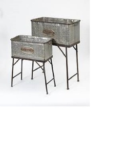 Macetero de metal para plantas y flores de interior, decoración para sala de estar, hogar, terraza, balcón y jardinería, superventas - Product Image 1
