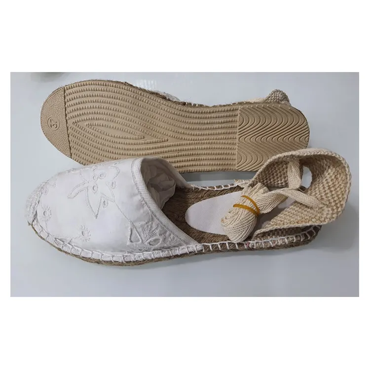 Espadrilles 11/12 mm Sacking Jute Braid Custom Women's / Ladies/ Female Wear Chicken Embroidery Footwear Shoes/Flats Espadrilles