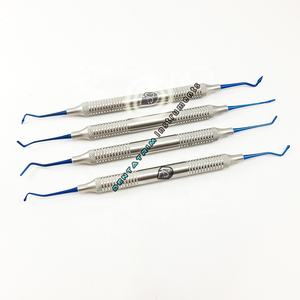 Conjunto de instrumentos de llenado para restauración Dental, Set de instrumentos de relleno con logotipo personalizado CE PK, compuesto de 4 piezas - Product Image 1