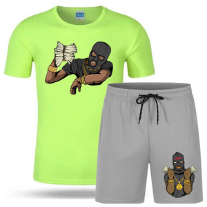 <b>Men</b> Casual Tracksuit Summer Outfits <b>T</b>-<b>Shirts</b> <b>and</b> <b>Shorts</b> Running - Product Image 2