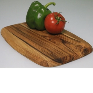 Nouvelle planche à découper en bois d'acacia massif et bambou du Vietnam Planche à découper de qualité avec poignée pour la cuisine - Product Image 5