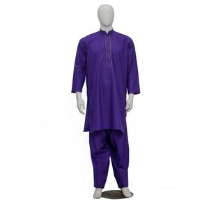 Nouvelle collection de Kurta Shalwar pour hommes, style pakistanais, fantaisie, uni, simple, vierge, Salwar Kameez en viscose et soie, longueur genou - Product Image 1