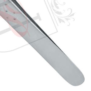 Pinzas de aislamiento de punta recta, punta de aguja de acero inoxidable con diseño de agarre punteado, Etiqueta Privada, pinzas de aislamiento de Punta Str - Product Image 4