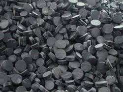 Buffalo Horn Blank Black Button for Garment - Product Image 2