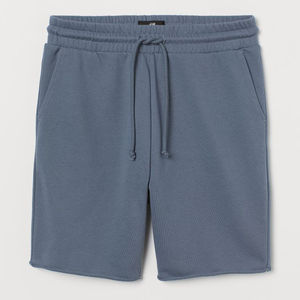 กางเกงขาสั้นผู้ชายแบบลำลองออกแบบได้ตามต้องการกางเกงกีฬาผ้าฝ้ายทรงหลวมย้อมสี - Product Image 1