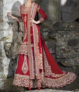 Libas kameez สำหรับงานแต่งงานในผ้าอะซิเตทพร้อมงานปัก zardozi แบบพิเศษจากอินเดีย/ปากีสถาน2019 - Product Image 1