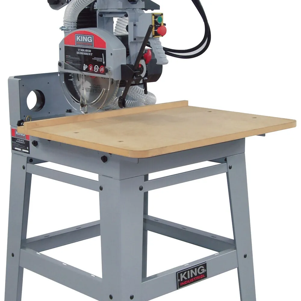 Original High Quality For Kings Industrial KC-12RAS Radial Arm Saw, 12, 220V, 1 phase, 2 H-P