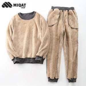 Chándales con impresión de logotipo personalizado, traje de lana sherpa cálido de alta calidad para invierno, venta al por mayor - Product Image 2