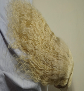 Pelucas frontales de onda recta sedosa rubia cruda 100% templo indio cabello humano Remy virgen recto Natural encaje completo precio al por mayor - Product Image 4