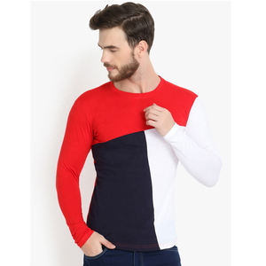 Camiseta de temporada de verano al por mayor para hombre, camiseta de manga corta con cuello de pico de color amarillo para hombre para adulto - Product Image 3