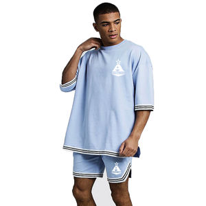 Gimnasio para hombre, juegos de entrenamiento de Fitness, en Color negro y gris, servicio OEM, Verano - Product Image 3