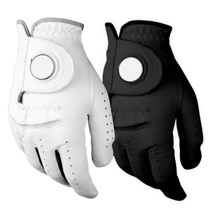 Fabricant Gant de golf en peau de mouton personnalisé broderie logo OEM Gants de golf de qualité supérieure météo pour hommes - Product Image 4