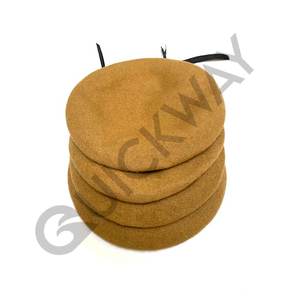 Venta al por mayor 100% de lana Ceremonial Boina Gorros Cómodos Uso al aire libre Poliéster Boina Sombreros Baratos Ceremonial Boina Sombreros - Product Image 1