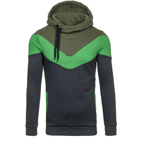 Sweat-shirt à capuche personnalisé pour hommes de grande taille 100% coton, tenue décontracté d'automne avec logo imprimé - Product Image 5