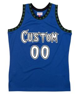 Nueva llegada Retro personalizado sublimación bordado aparejos sarga cosido Negro hombres baloncesto Jerseys - Product Image 1