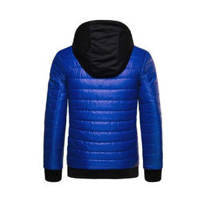 Veste matelassée en duvet pour l'hiver décontractée avec col montant pour hommes - Product Image 2