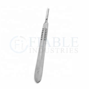 Custom Sizes #4 Stainless Steel Surgical <b>Scalpel</b> Handle (<b>Knife</b>) Mirror/Satin Polish CE Certified Manual Class I Instrument 3-5 - Product Image 3