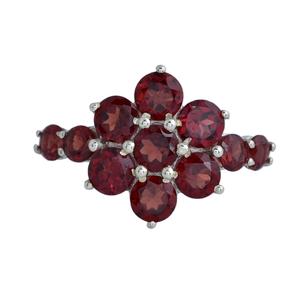 High Quality Handmade Fashion Women's Wedding <b>Ring</b> Genuine <b>Garnet</b> Gemstone 925 Sterling <b>Silver</b> Bulk Order Unique Designs Inlay - Product Image 1