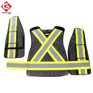 Vente en gros de gilet réfléchissant de sécurité routière haute visibilité gilet réfléchissant jaune fluorescent Offre Spéciale gilet de travail extérieur haute visibilité - Product Image 4