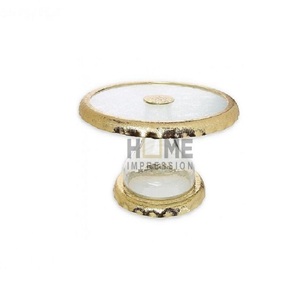 Soporte de pastel decorativo de diseño admirable, soporte para cupcakes, soporte de pastel de Metal Chapado en plata y oro de la más alta calidad para uso en bodas - Product Image 4