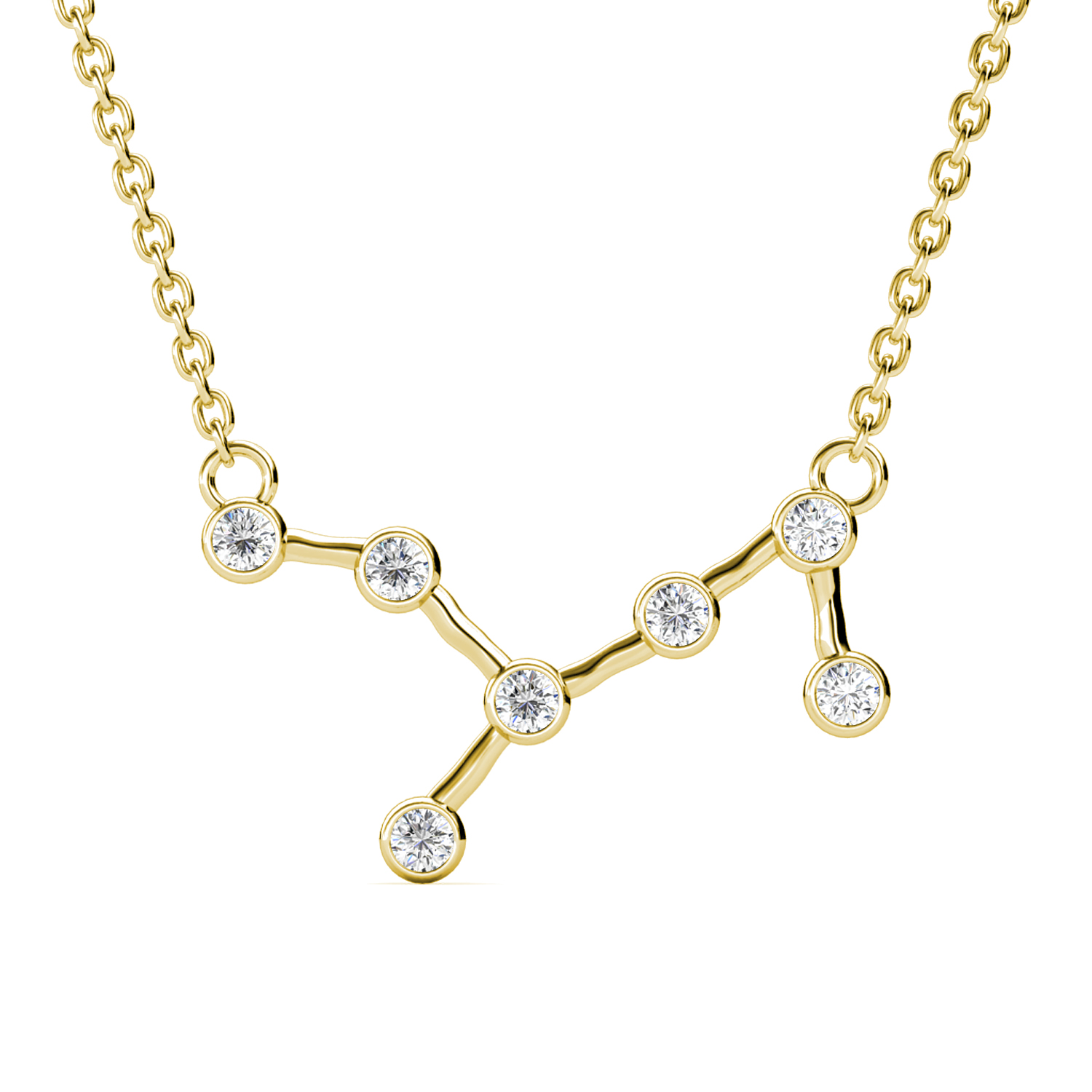 S925 With 18k Yellow Gold Plated Luxury Brand Inspired Necklace