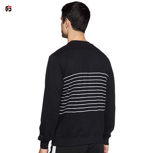 Sweat-shirt à col rond et manches longues pour hommes, vêtements d'extérieur, en coton doux, polaire, Logo personnalisé, à la mode, de qualité supérieure, OEM, 2020 - Product Image 5