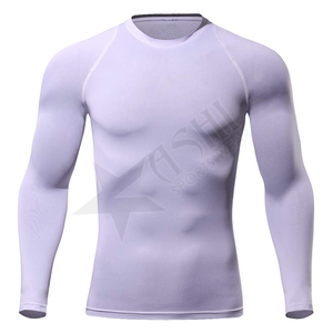Vente en gros de rashguards MMA personnalisés pas chers pour hommes, manches longues, respirants, séchage rapide, design imprimé par sublimation, vêtements de sport toutes saisons - Product Image 1