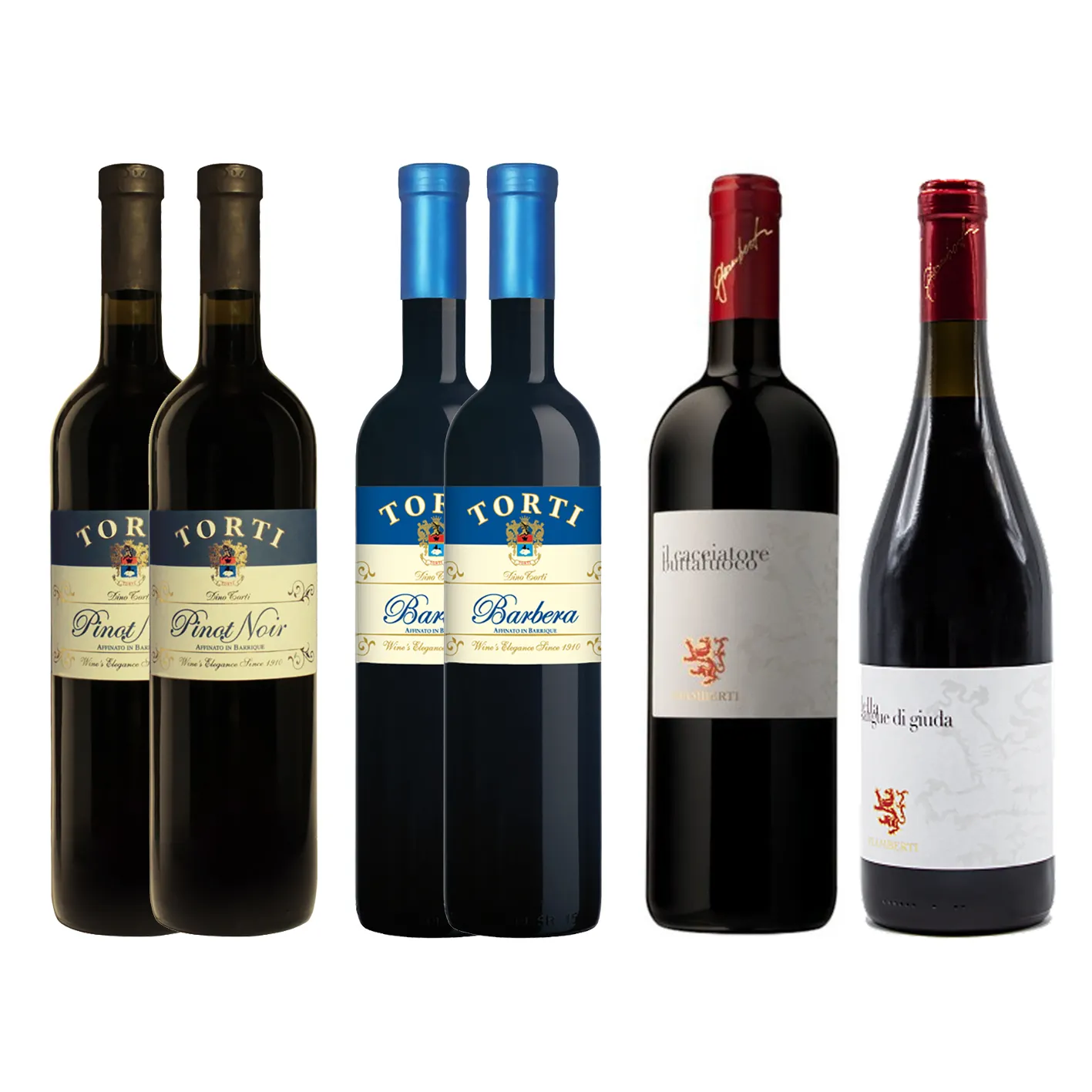 RED WINE TASTING BOX " pack of mix Red wines Made in Italy 750ml