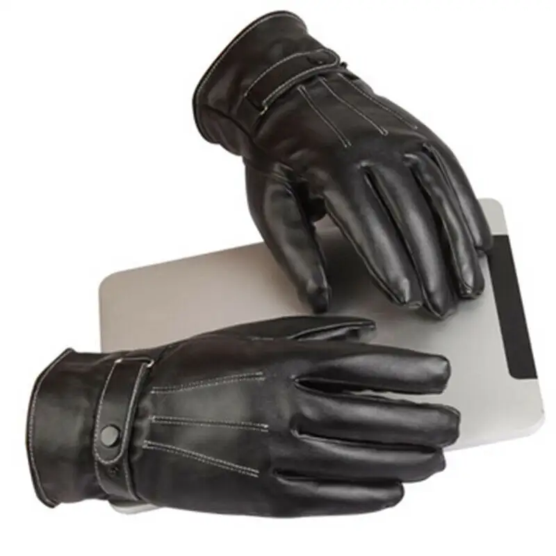 2023 New Arrival Latest Design Cheap Price Top High Quality Stylish Winter Warm Fashion Leather Gloves For Men