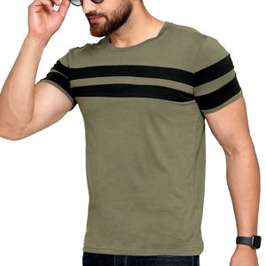 Camiseta personalizada 100% algodón con cuello redondo para hombre, ropa de calle de gran tamaño de calidad de lujo, camiseta en blanco, Material de poliéster/algodón - Product Image 4