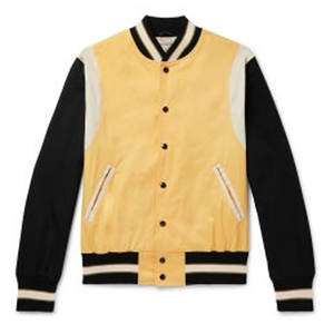 Chaqueta universitaria con logotipo personalizado de gran oferta con cuello levantado, abrigo de béisbol individual a la moda, cierre de botón para la temporada de invierno - Product Image 3